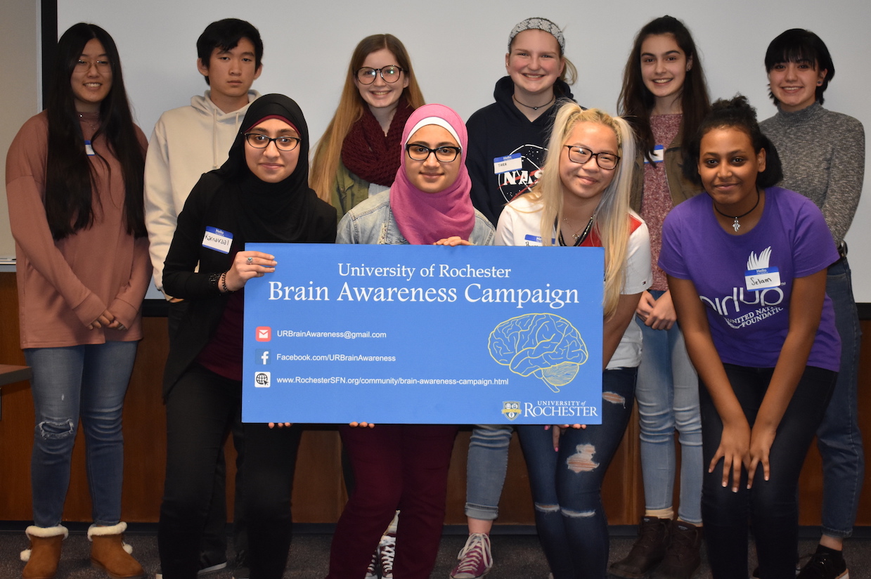 2018 Rochester Brain Bee participants.