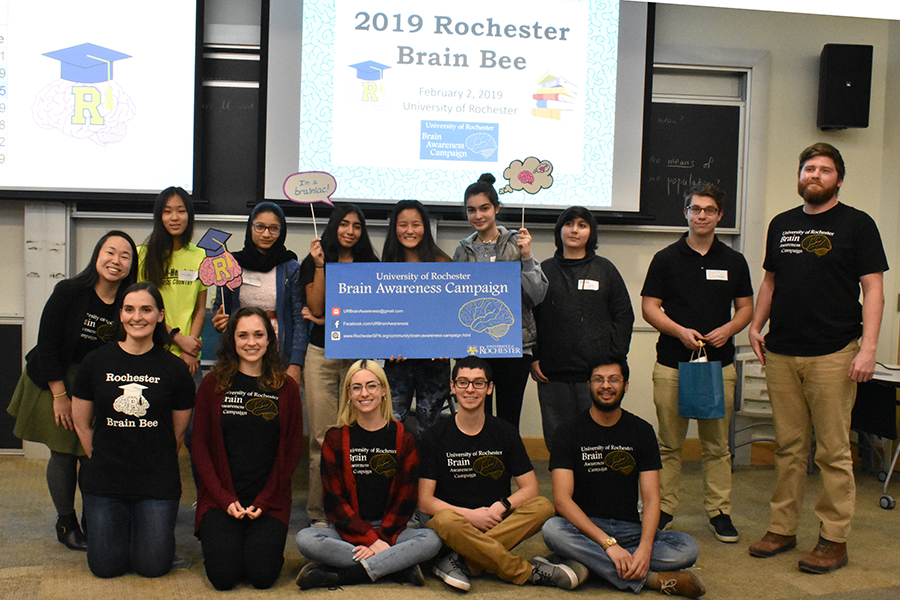 2019 Rochester Brain Bee contestants.