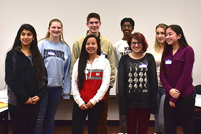 2017 Rochester Brain Bee participants.